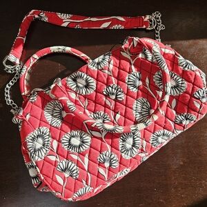 Vera Bradley Daisy Deco Purse Med w/ Removable Strap